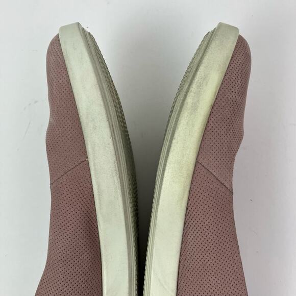 ECCO Women's 6 Barentz Ballet Slip on Loafers Dusty Pink Nubuck Comfortable - Picture 13 of 16